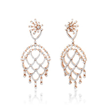 Load image into Gallery viewer, Freeflowing Swivel Diamond Earrings
