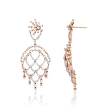 Load image into Gallery viewer, Freeflowing Swivel Diamond Earrings
