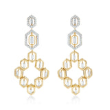 Regalia Finial Diamond Earrings*