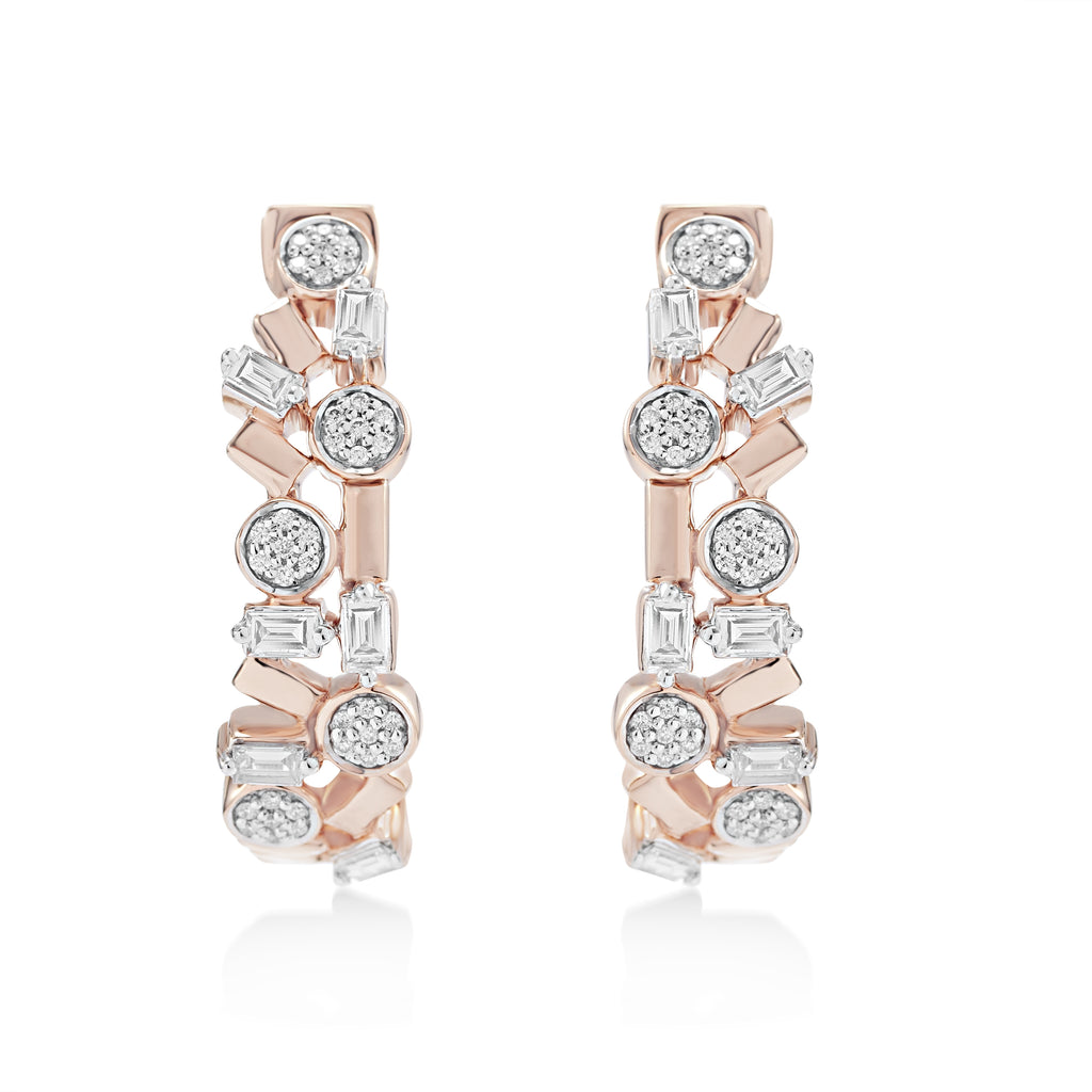 Circled Edelmira Diamond Earrings*