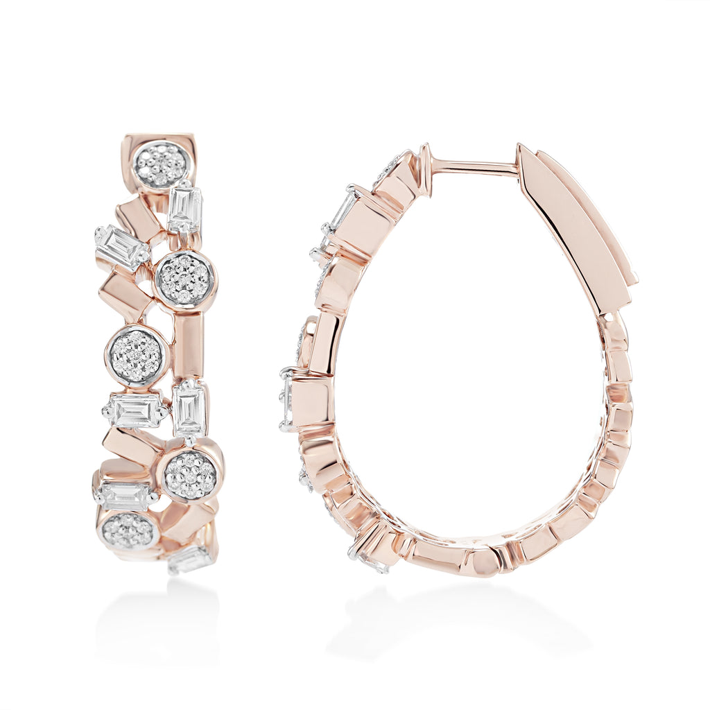 Circled Edelmira Diamond Earrings*