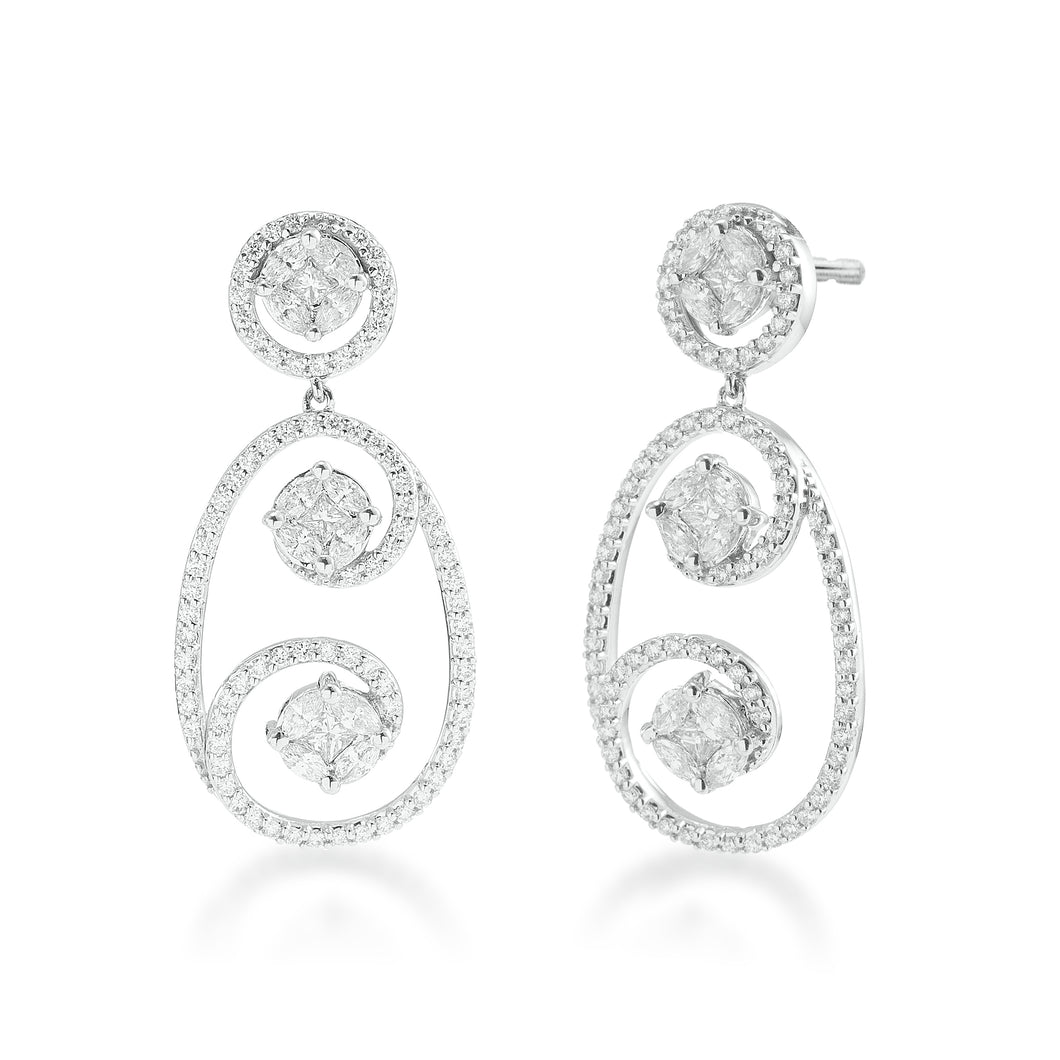 One Buttercup Diamond Earrings*
