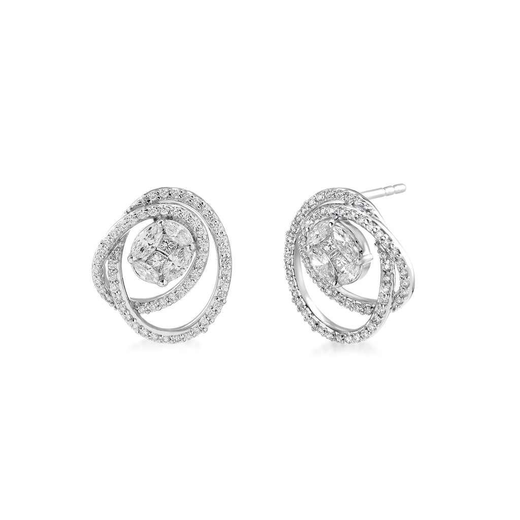 015 Ct Esctatic Elpis Diamond Earrings
