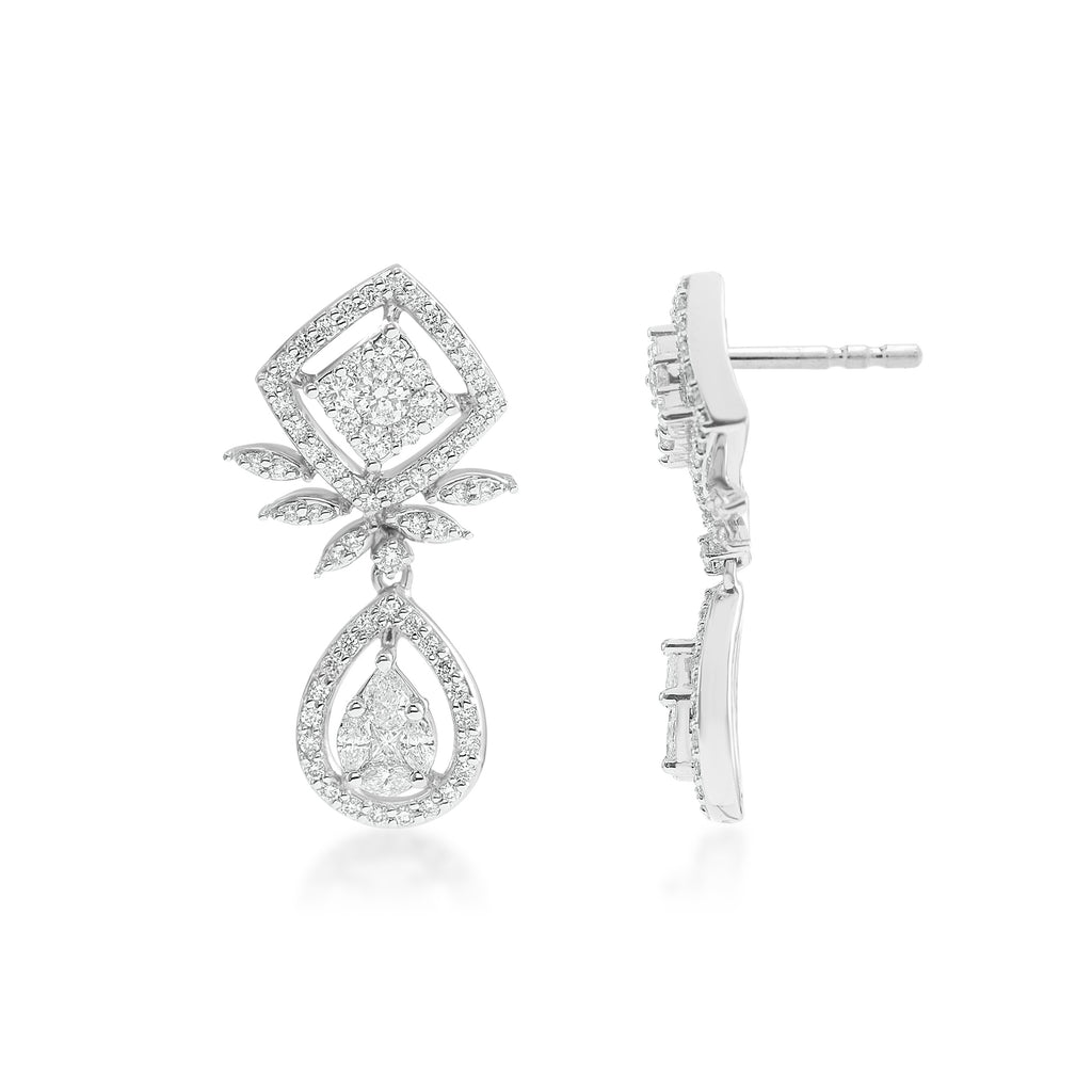 One Mazarine Diamond Earrings*