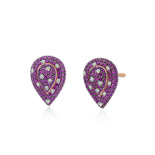 Load image into Gallery viewer, Illuminaire Crimson Diamond Earrings*
