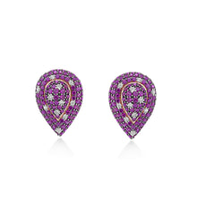 Load image into Gallery viewer, Illuminaire Crimson Diamond Earrings*
