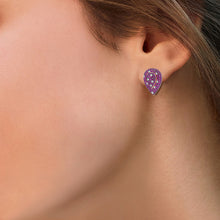 Load image into Gallery viewer, Illuminaire Crimson Diamond Earrings*
