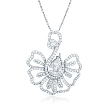 Load image into Gallery viewer, One Floret Diamond Pendant
