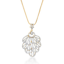 Load image into Gallery viewer, Skyward Bound Fantail Diamond Pendant
