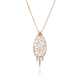 Scatter Waltz Oblique Diamond Pendant