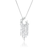 Freeflowing Breeze Diamond Pendant
