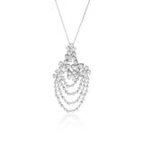Freeflowing Gush Diamond Pendant
