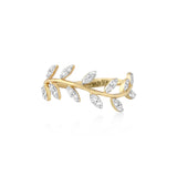 Feuille Diamond Ring
