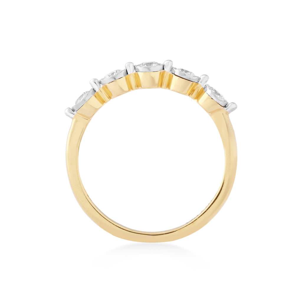 Crown ring - VENUS TEARS - Wedding Bands / Engagement Ring