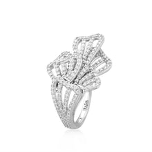 Load image into Gallery viewer, Skyward Bound Winged Diamond Ring
