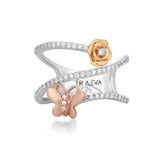 Butterfly Diamond Ring
