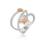 Butterfly Diamond Ring