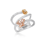 Butterfly Diamond Ring