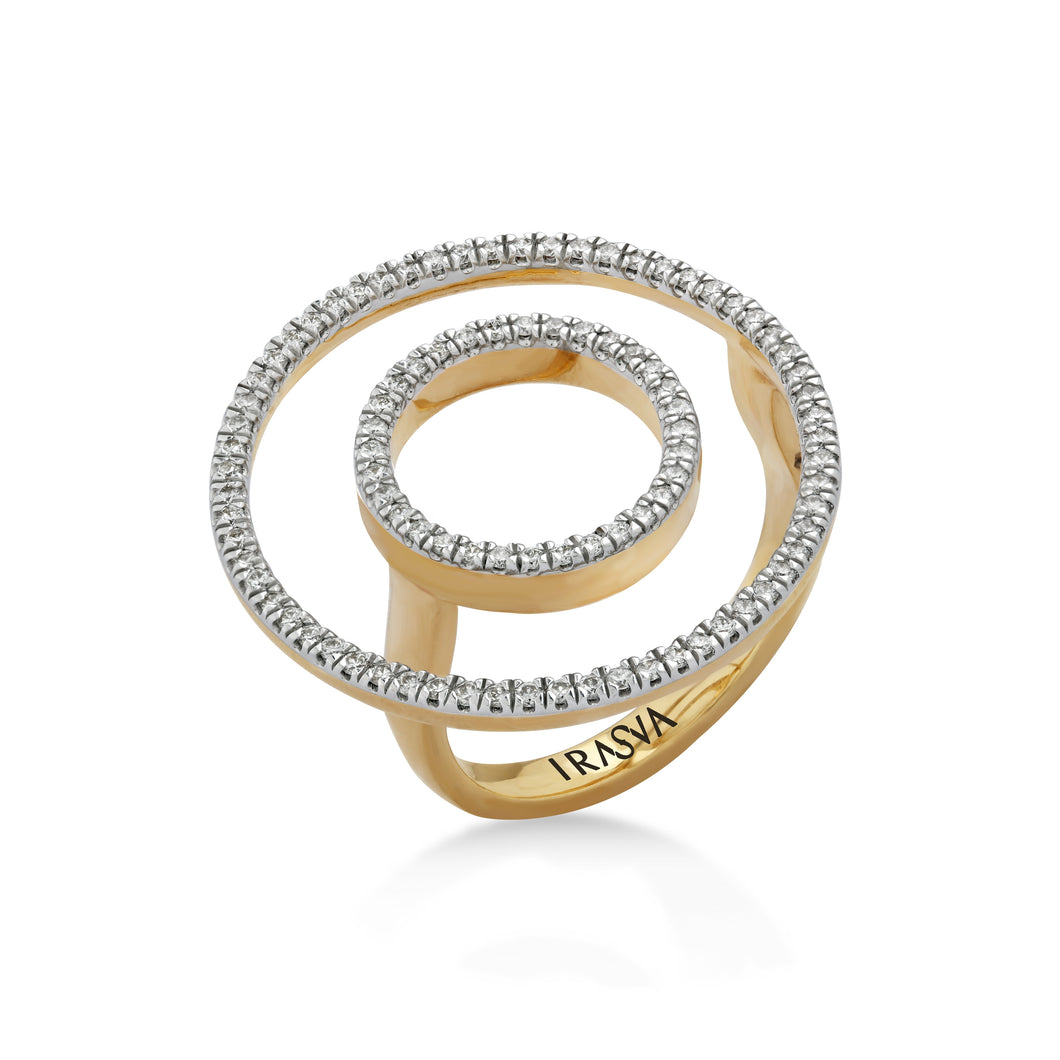 Concentric Diamond Ring