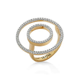 Concentric Diamond Ring
