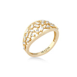 Scatter Waltz Zig-Zag Diamond Ring