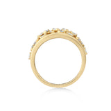 Scatter Waltz Zig-Zag Diamond Ring