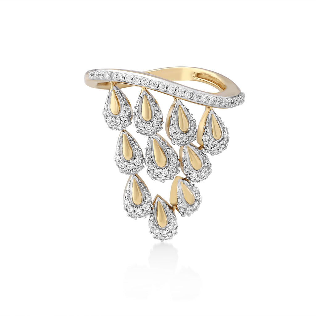 Skyward Bound Goldfinch Diamond Ring