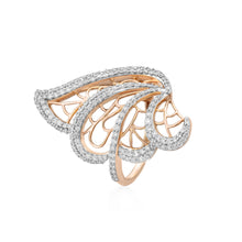 Load image into Gallery viewer, Skyward Bound Wingspan Diamond Ring

