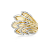 Skyward Bound Plumage Diamond Ring