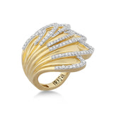 Skyward Bound Plumage Diamond Ring
