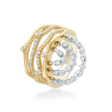 Load image into Gallery viewer, Freeflowing Garnet Diamond Ring*
