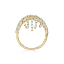 Load image into Gallery viewer, Freeflowing Rays Diamond Ring
