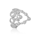 Freeflowing Cloudburst Diamond Ring